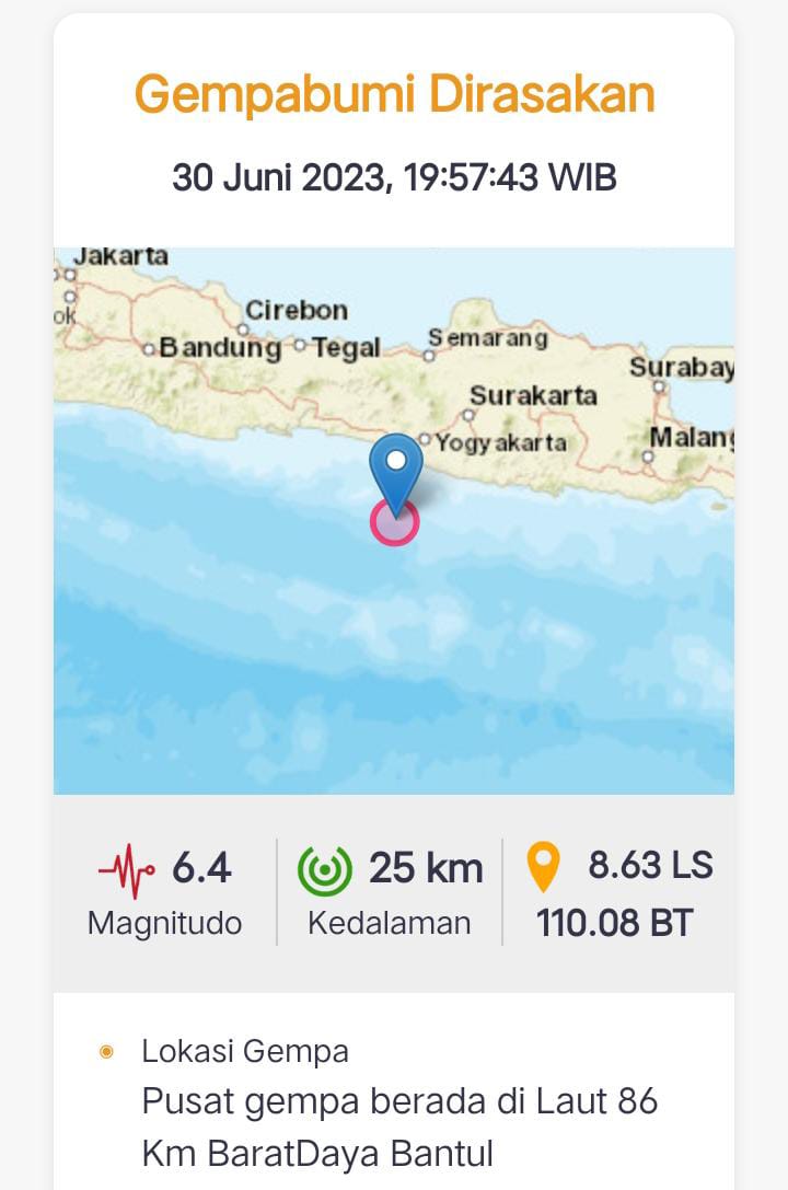 Info Terkini Ponpes ICBB Terkait Gempa 6,4 di Bantul, DIY